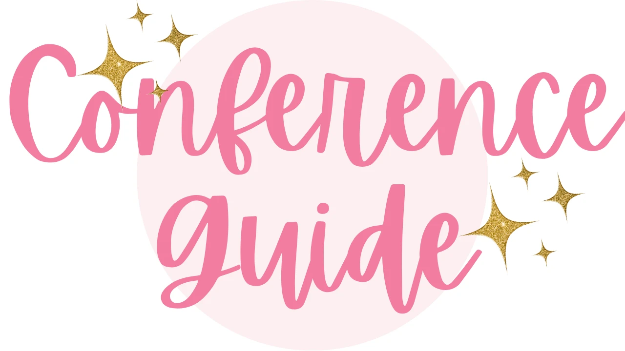 Conference Guide lesson poster
