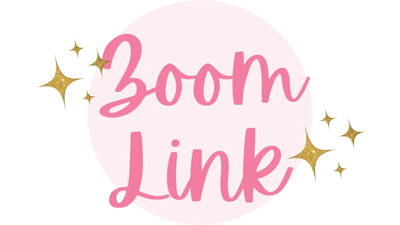 Zoom Link for Live Workshops lesson poster