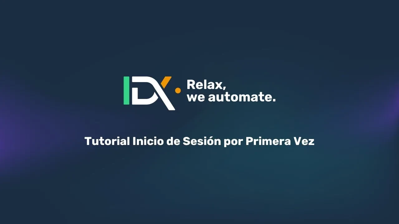 Tutorial Inicio de Sesión por Primera Vez lesson poster