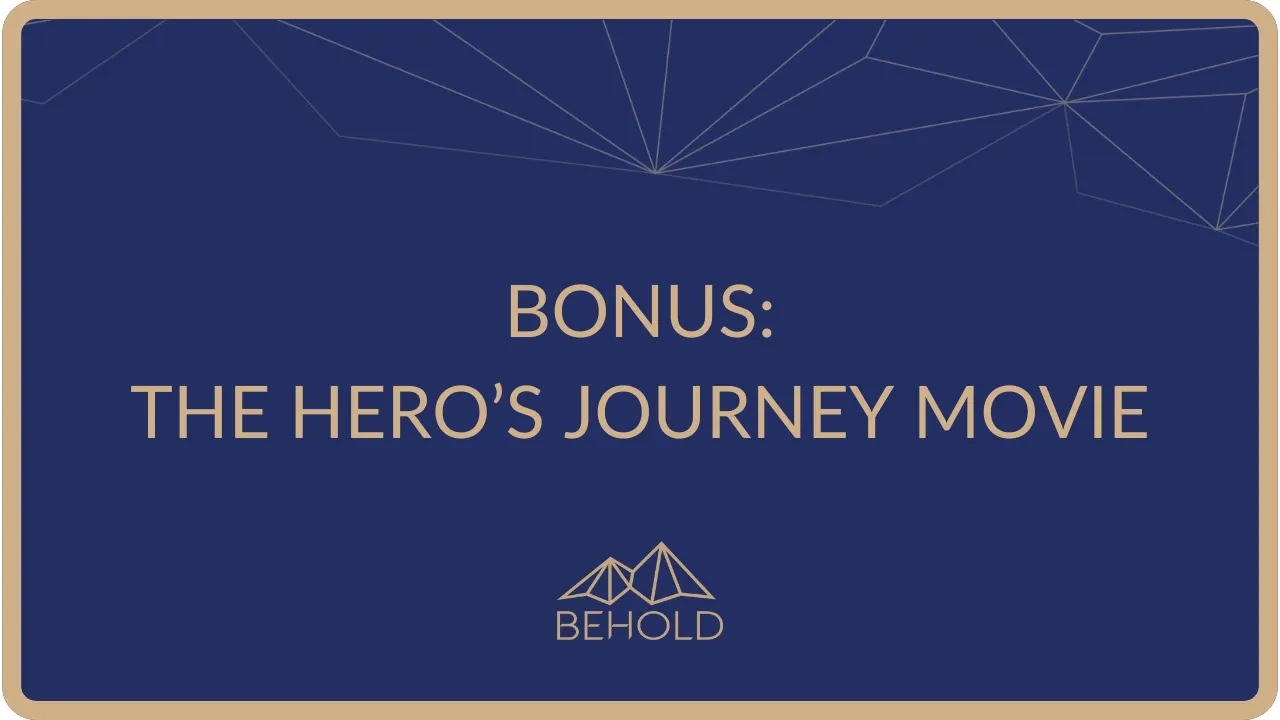 BONUS: The Hero's Journey Movie - "Finding Joe" lesson poster