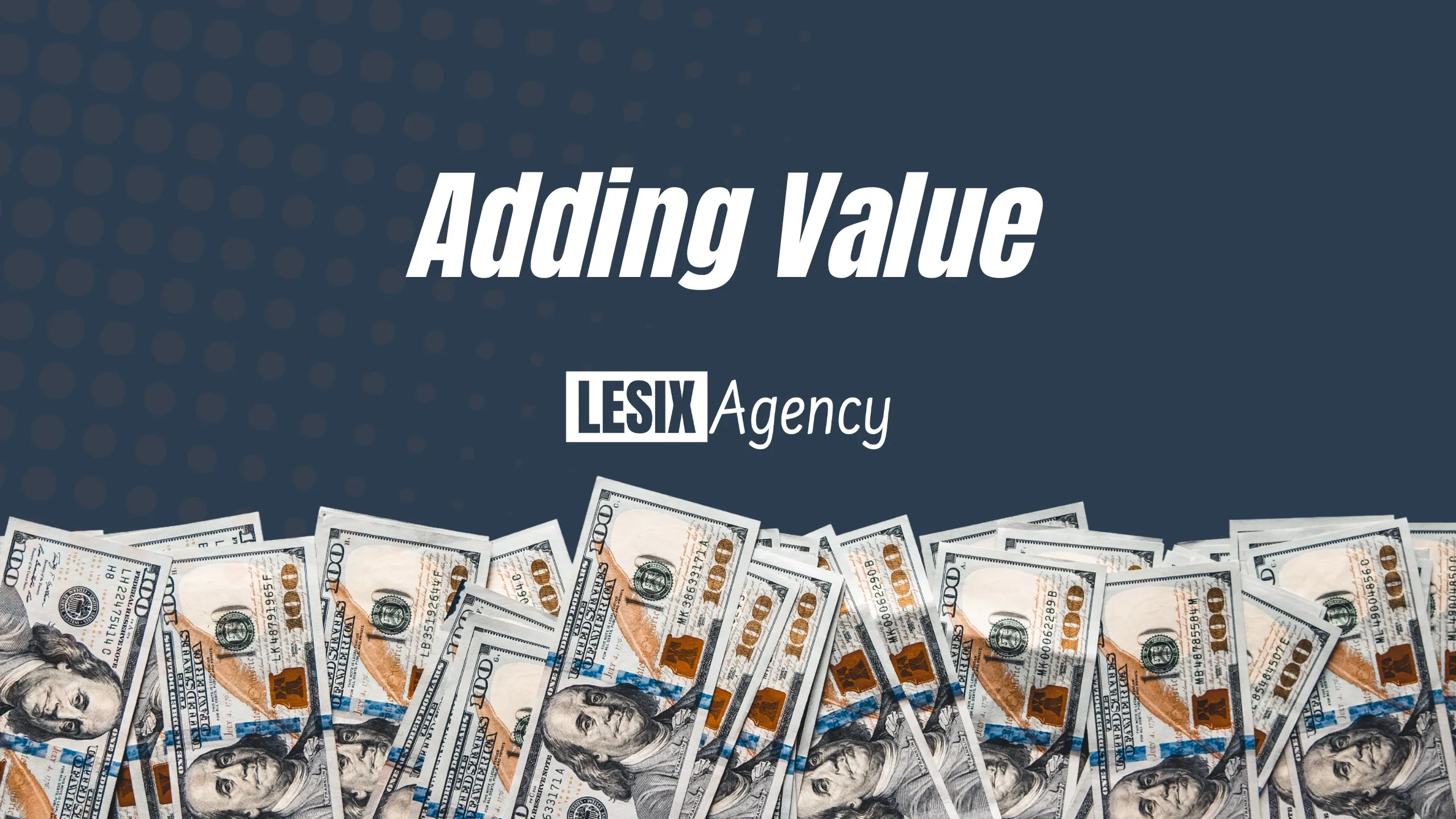 Delivering Value lesson poster