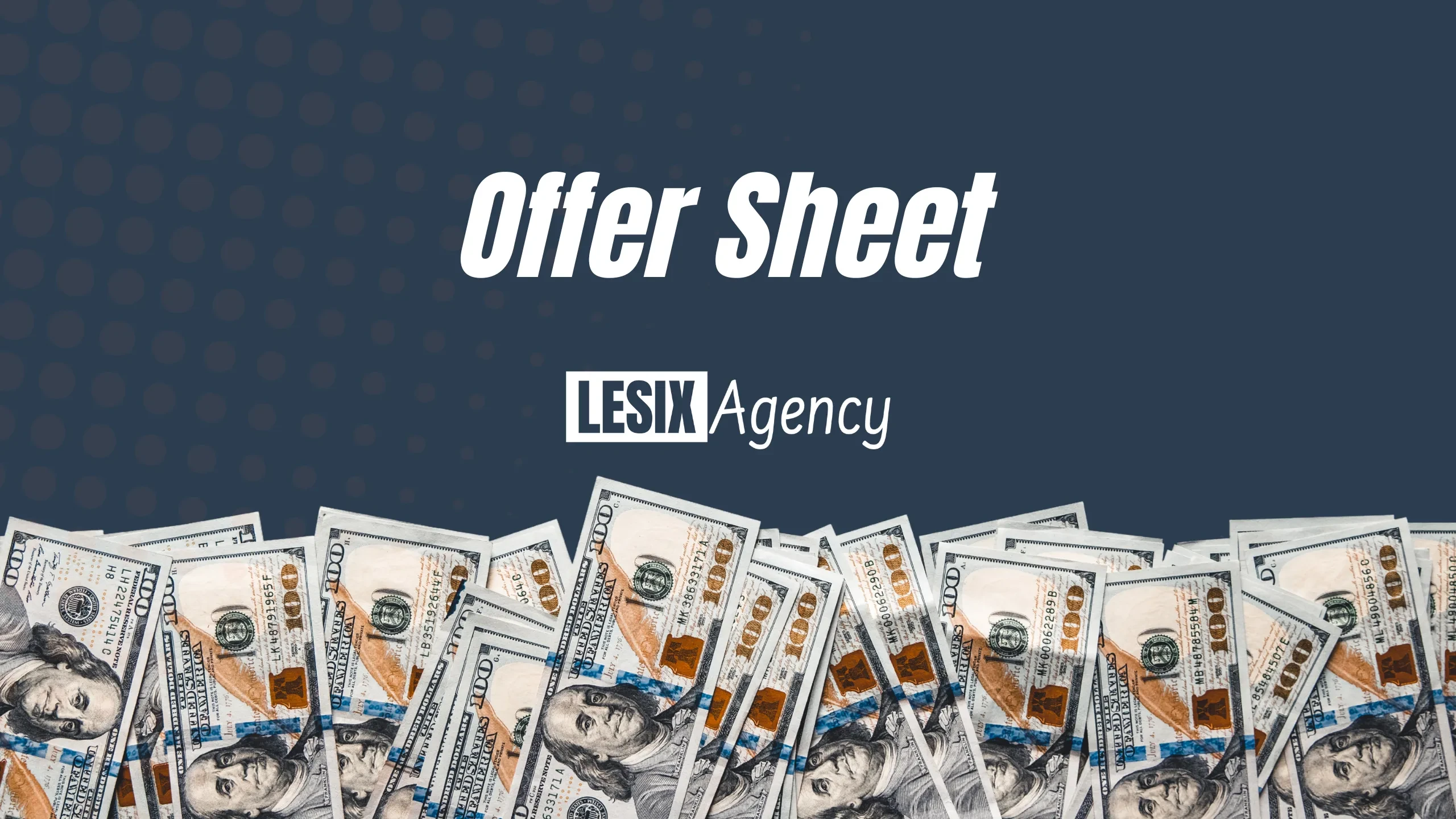 RESOURCE - The Offer Sheet lesson poster