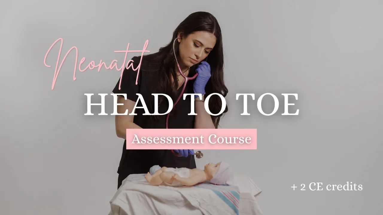 Amanda's Neonatal Physical Assessment Course - 2 CE credits!