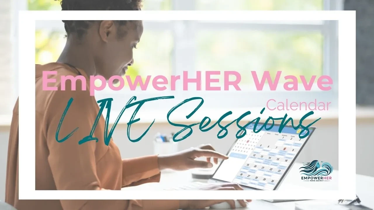CEO Club Calendar + Monthly Flow Breakdown lesson poster
