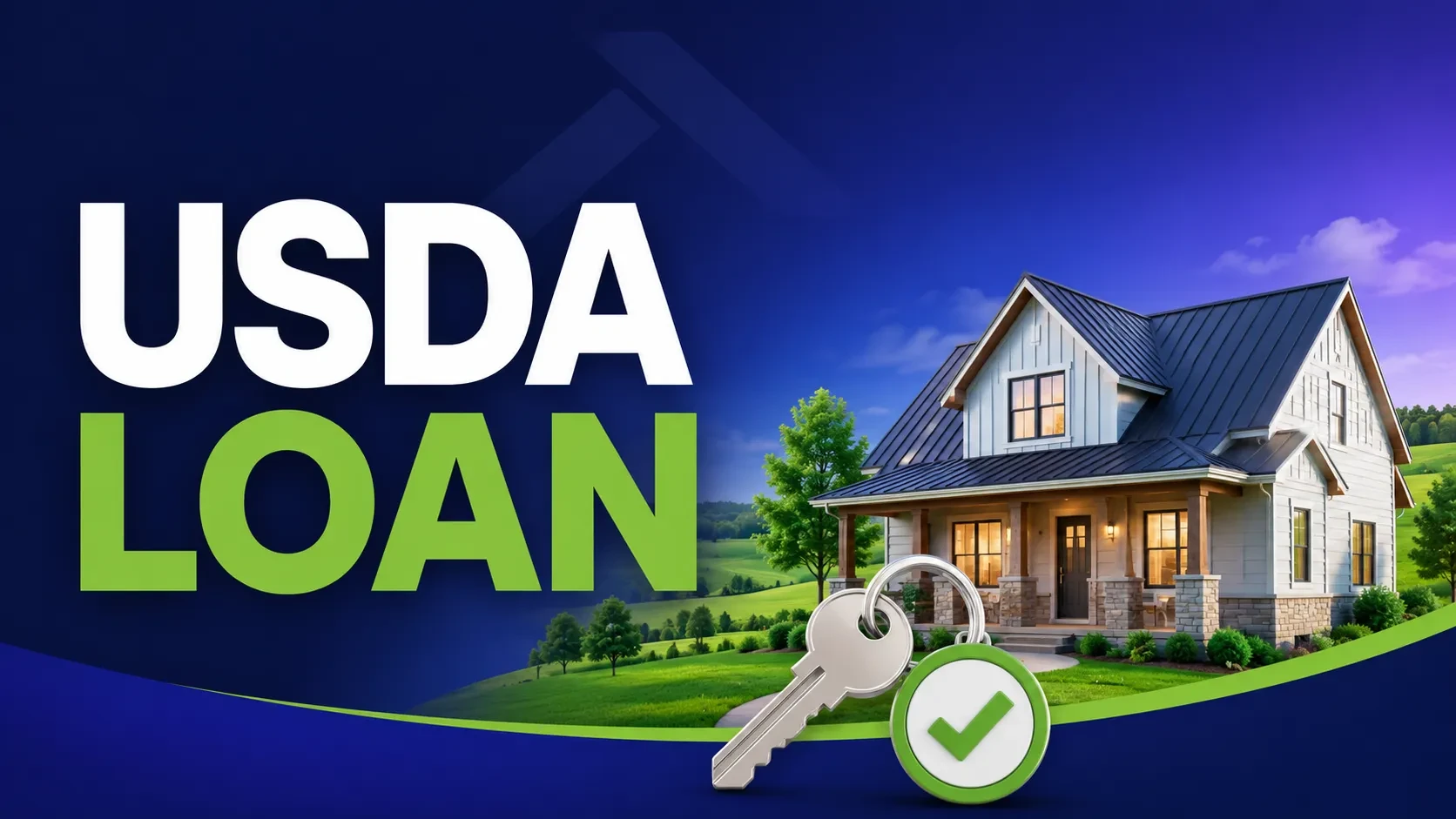 USDA Loan lesson poster