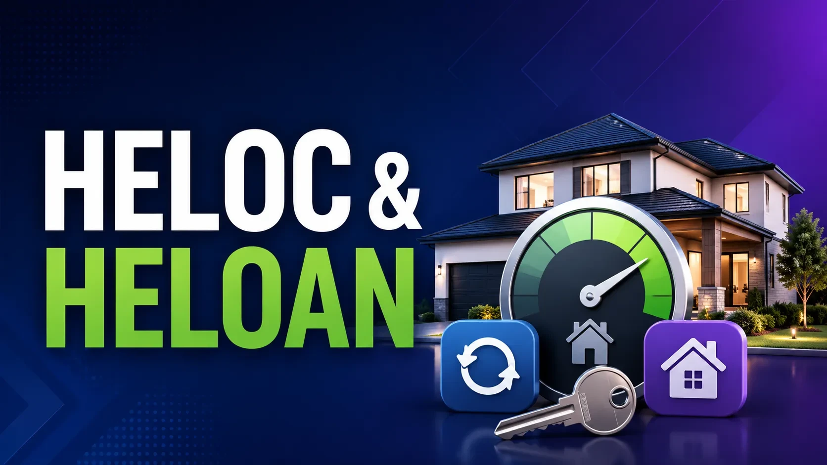HELOC & HELOAN lesson poster
