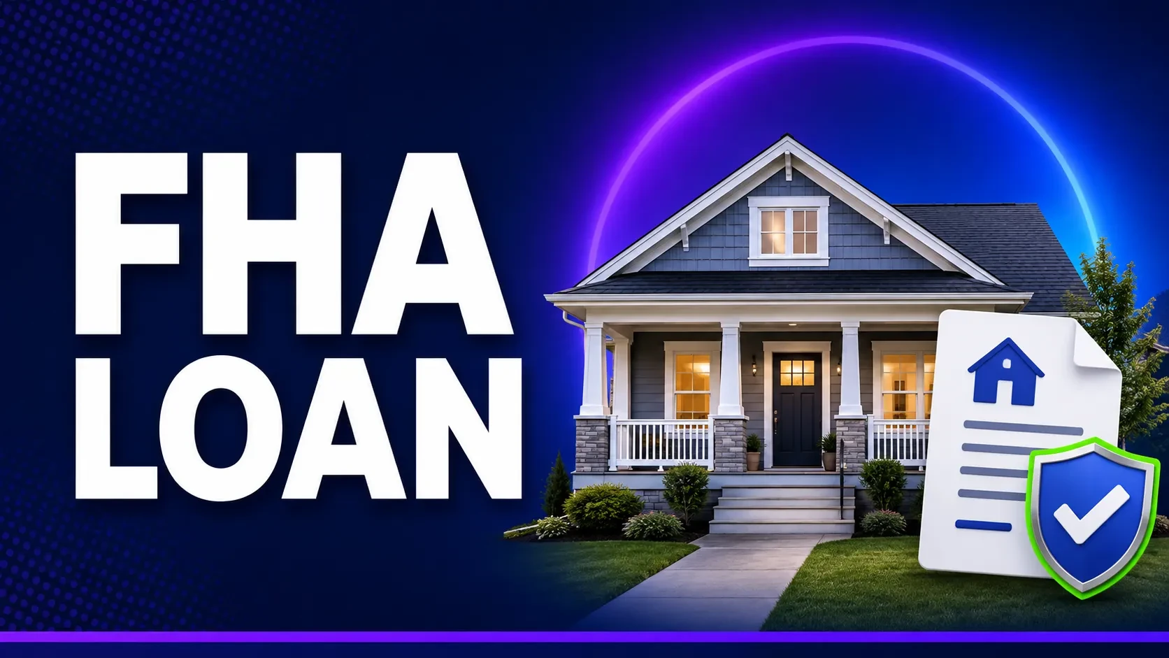 FHA Loan lesson poster