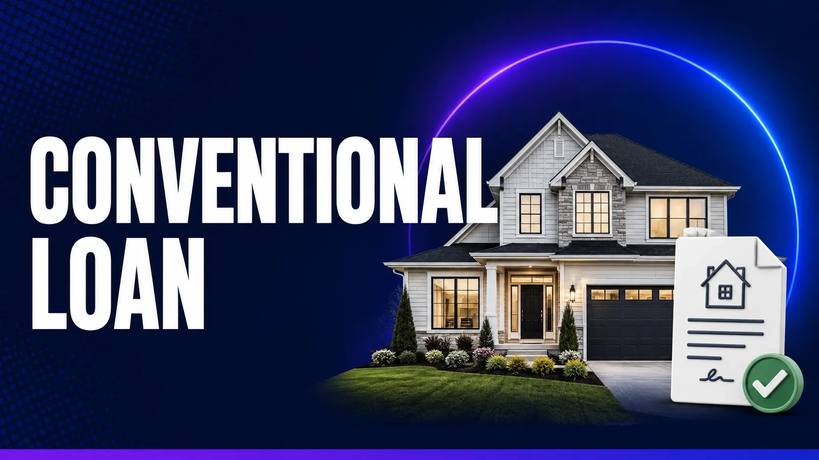 Conventional Loan lesson poster