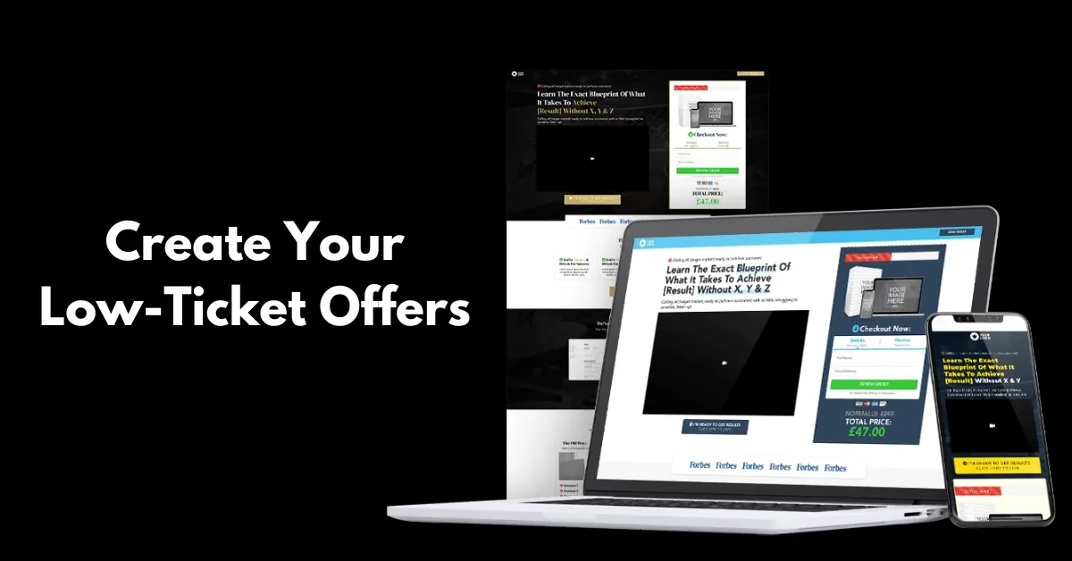 Create Winning Low-Ticket Offer lesson poster