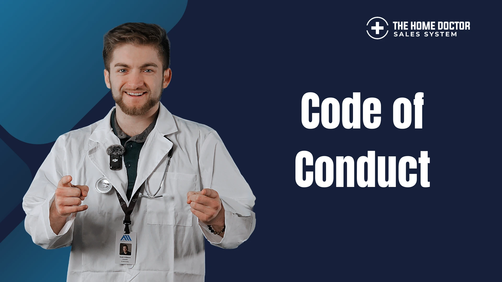Code of Conduct lesson poster