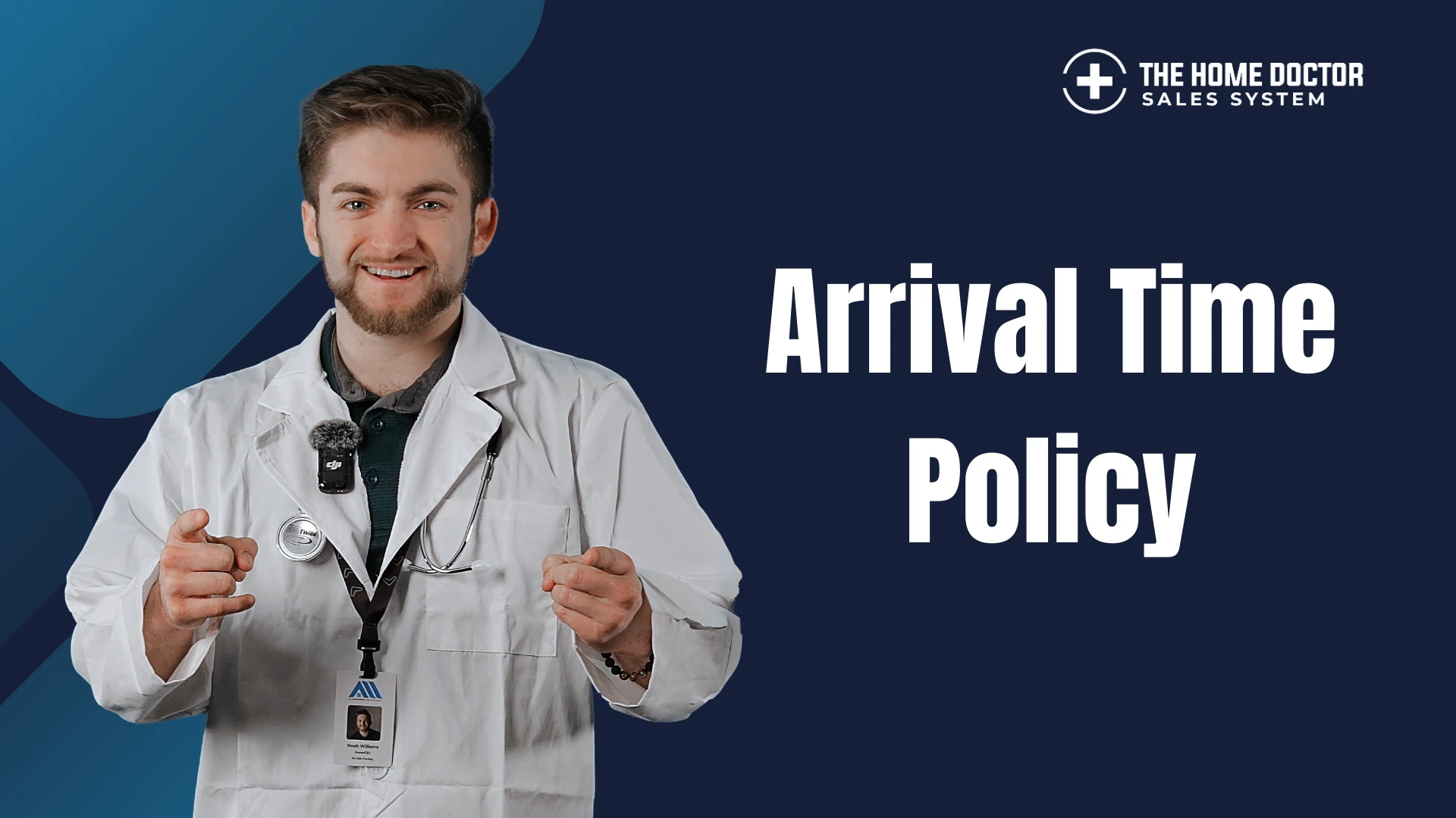 Arrival Time Policy lesson poster