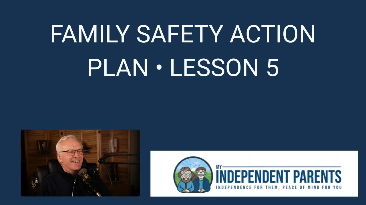 Lesson 5 - Your Family Safety Action Plan — The Next 30 Days lesson poster