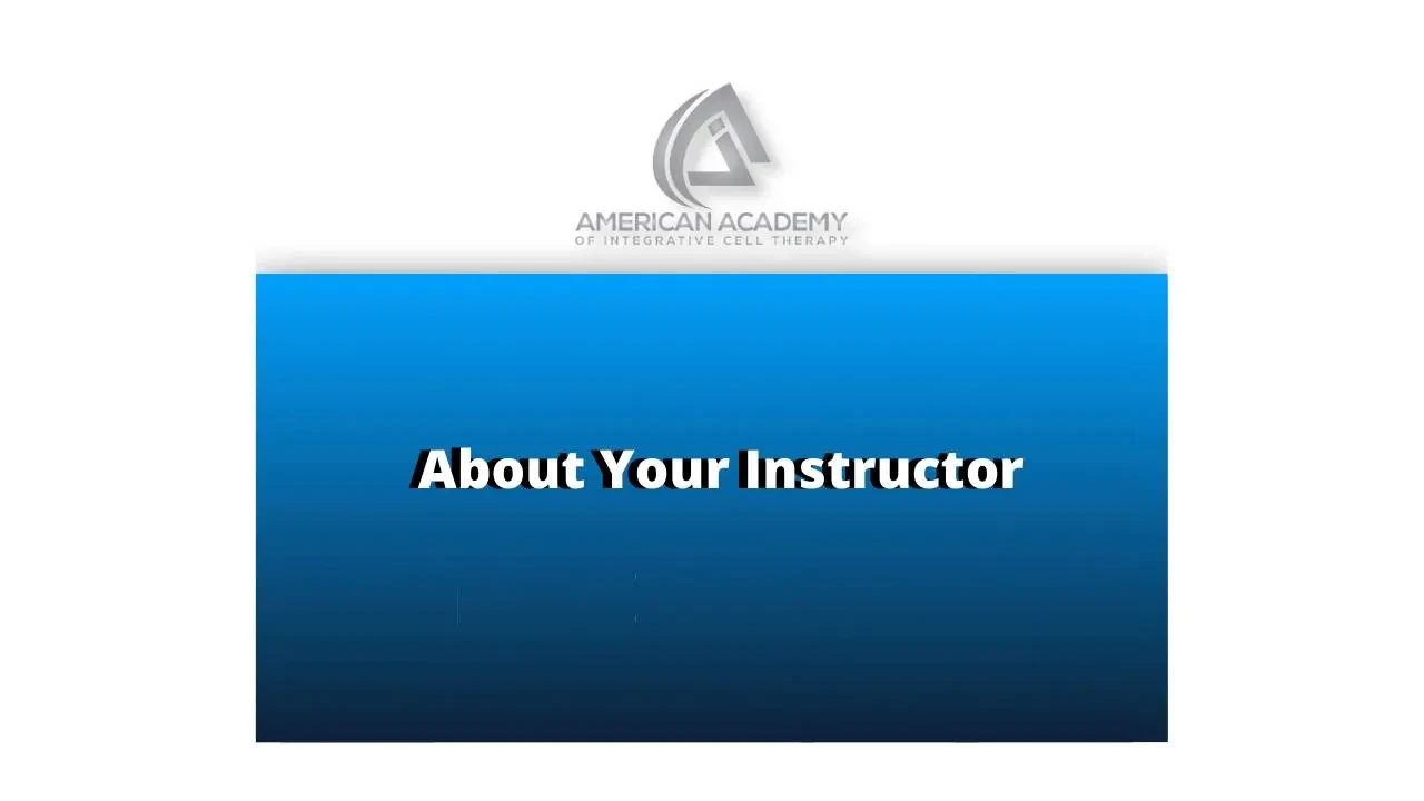 About Your Instructor: Dr. Joy Kong, MD lesson poster