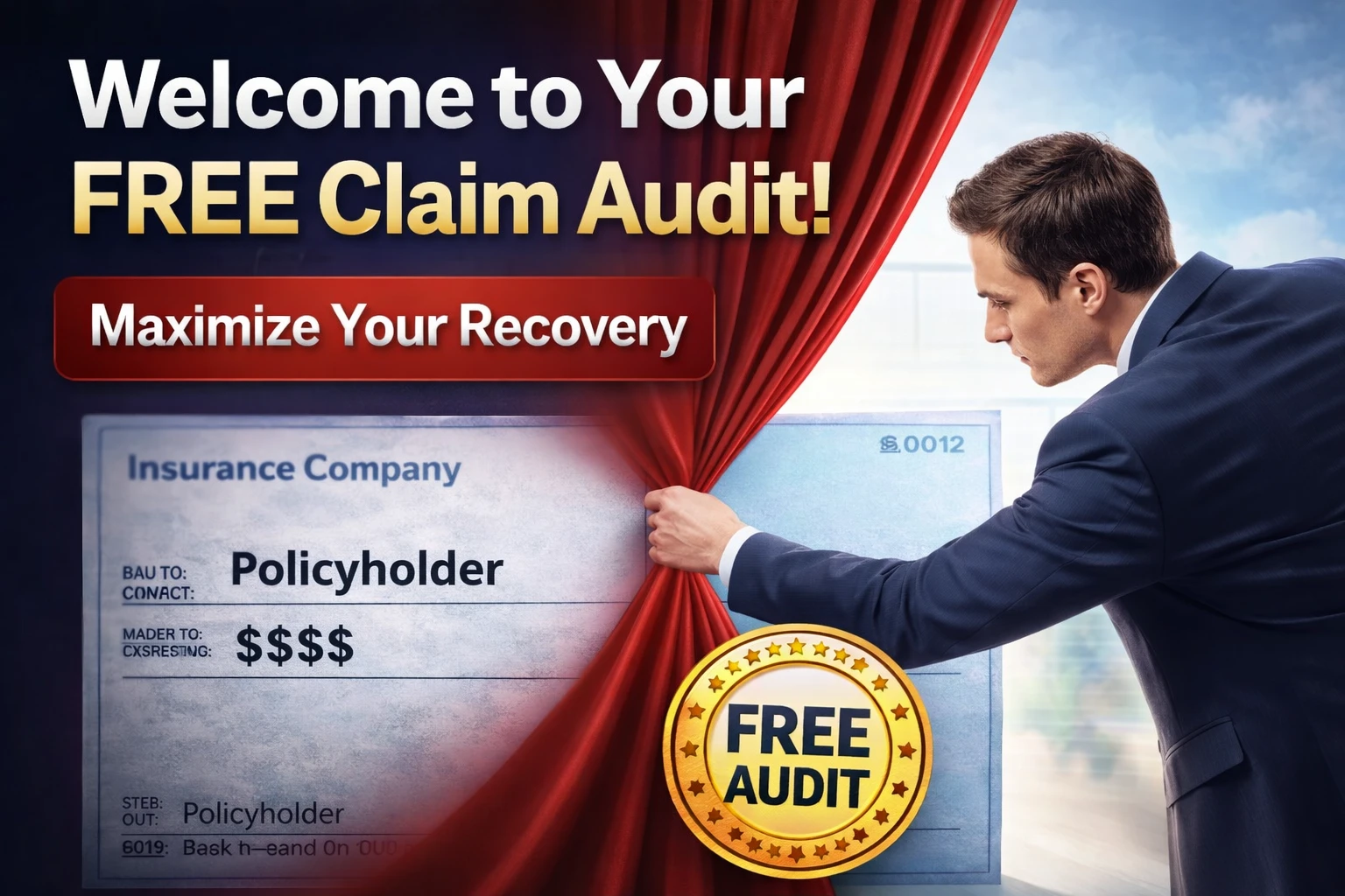 Welcome to Your FREE Claim Audit lesson poster