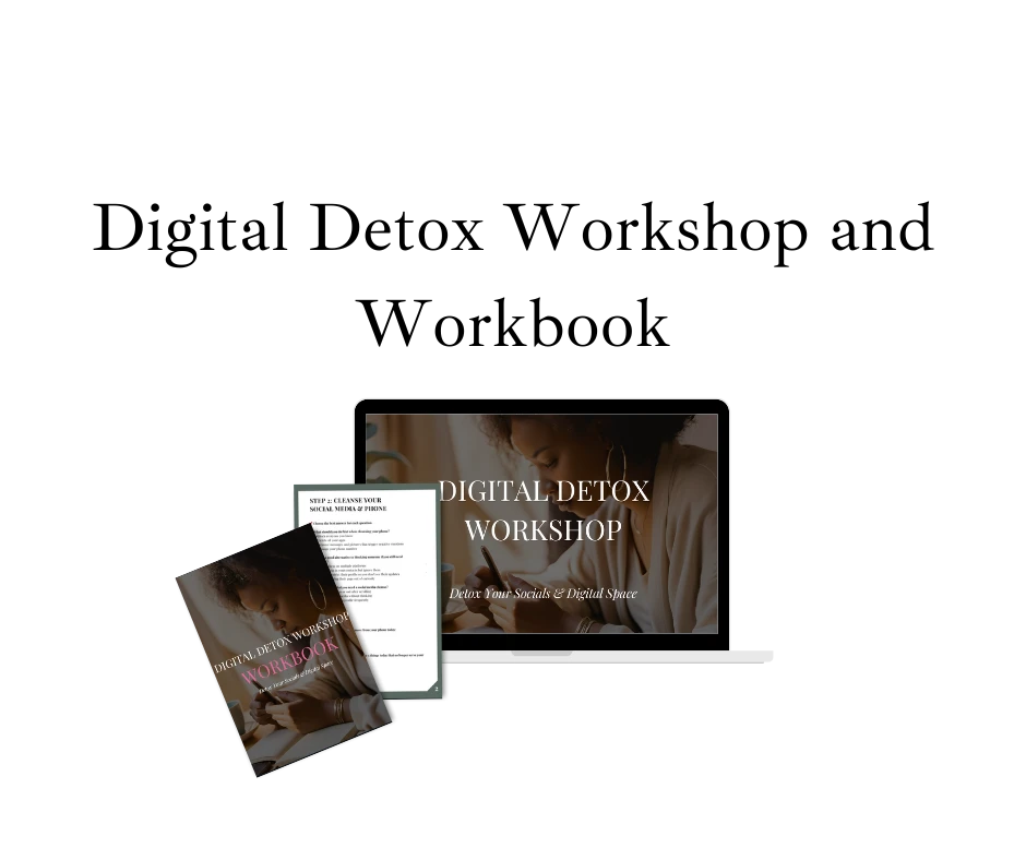 Digital Detox Workshop lesson poster