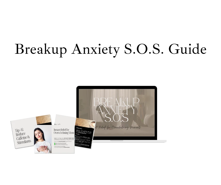 Breakup Anxiety SOS Guide lesson poster