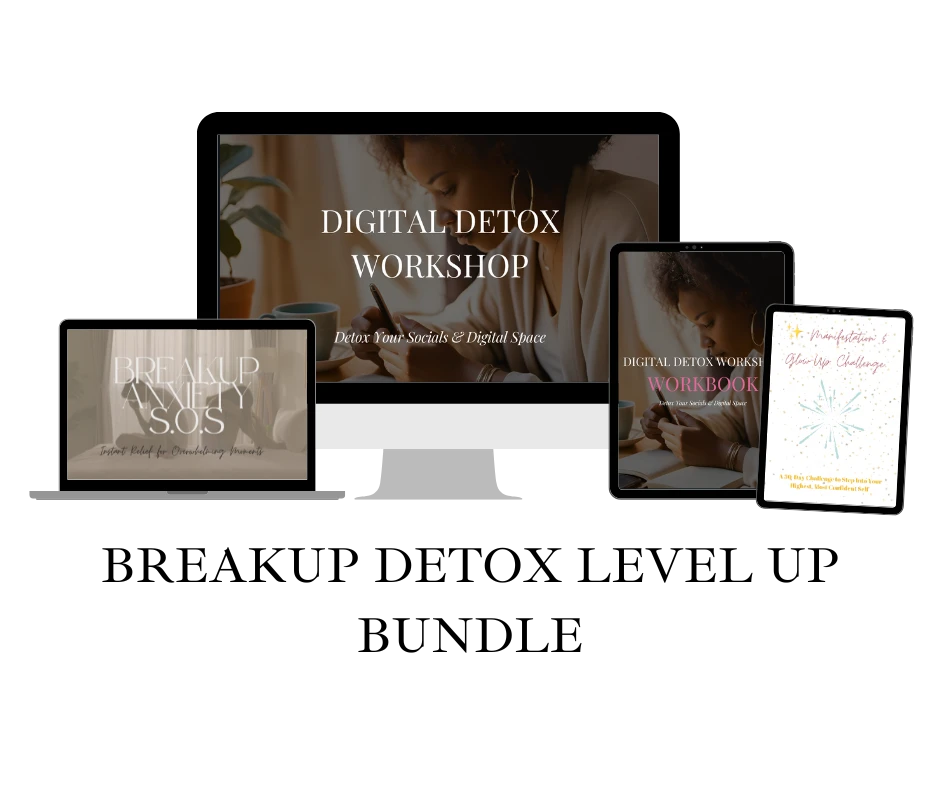Breakup Detox Level Up Bundle lesson poster