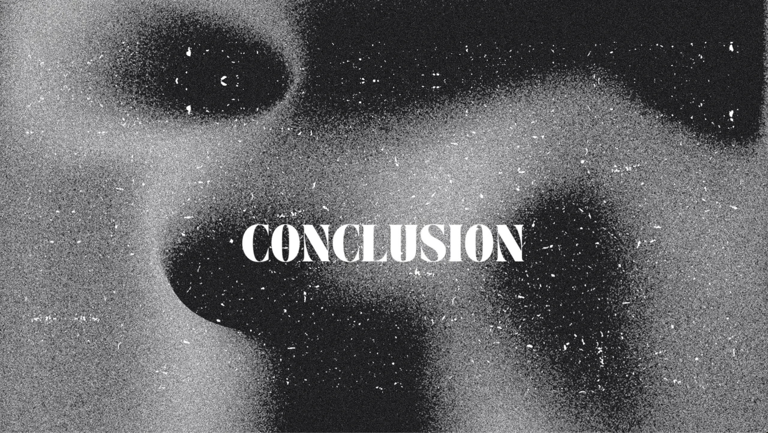 Conclusion lesson poster