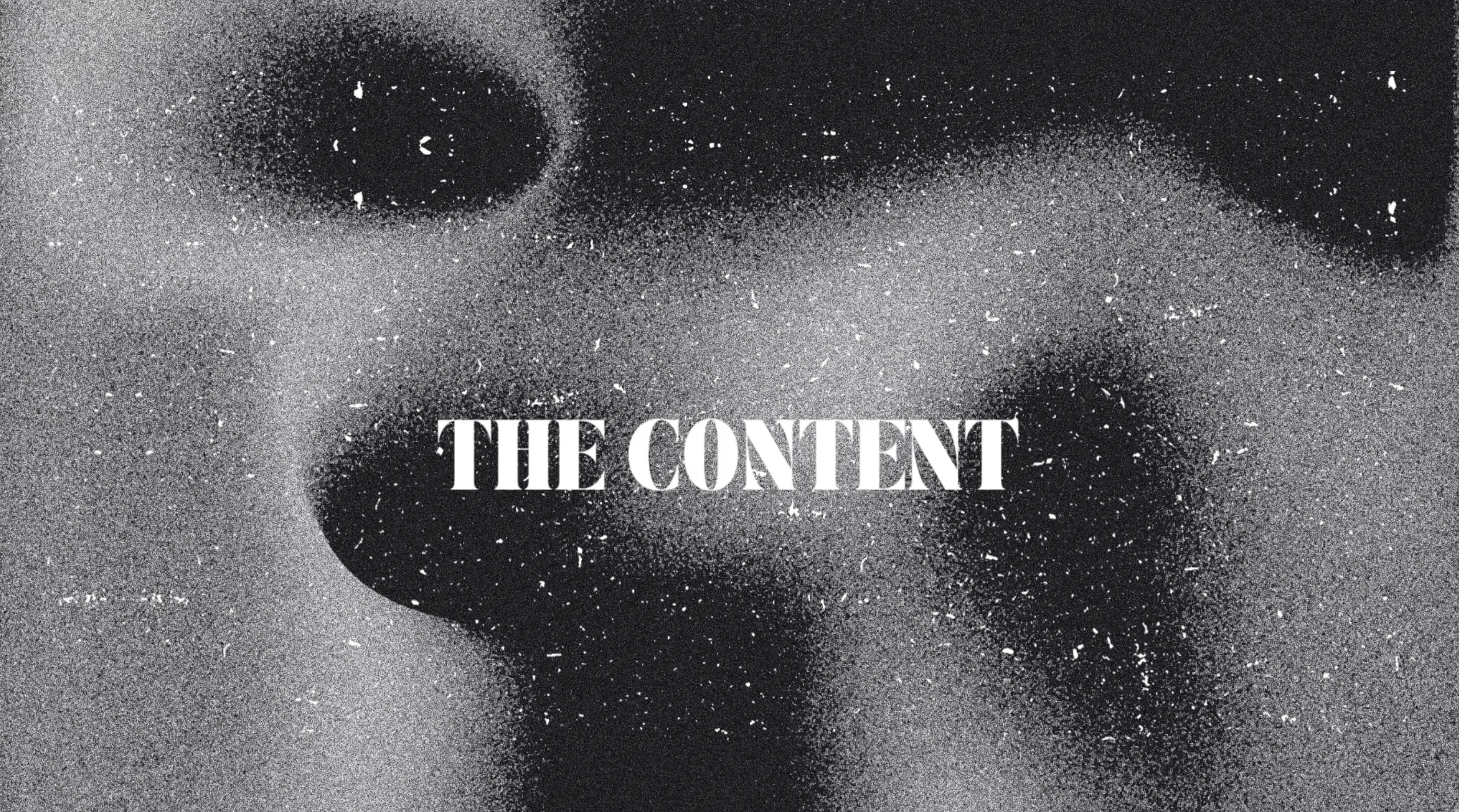 The Content lesson poster