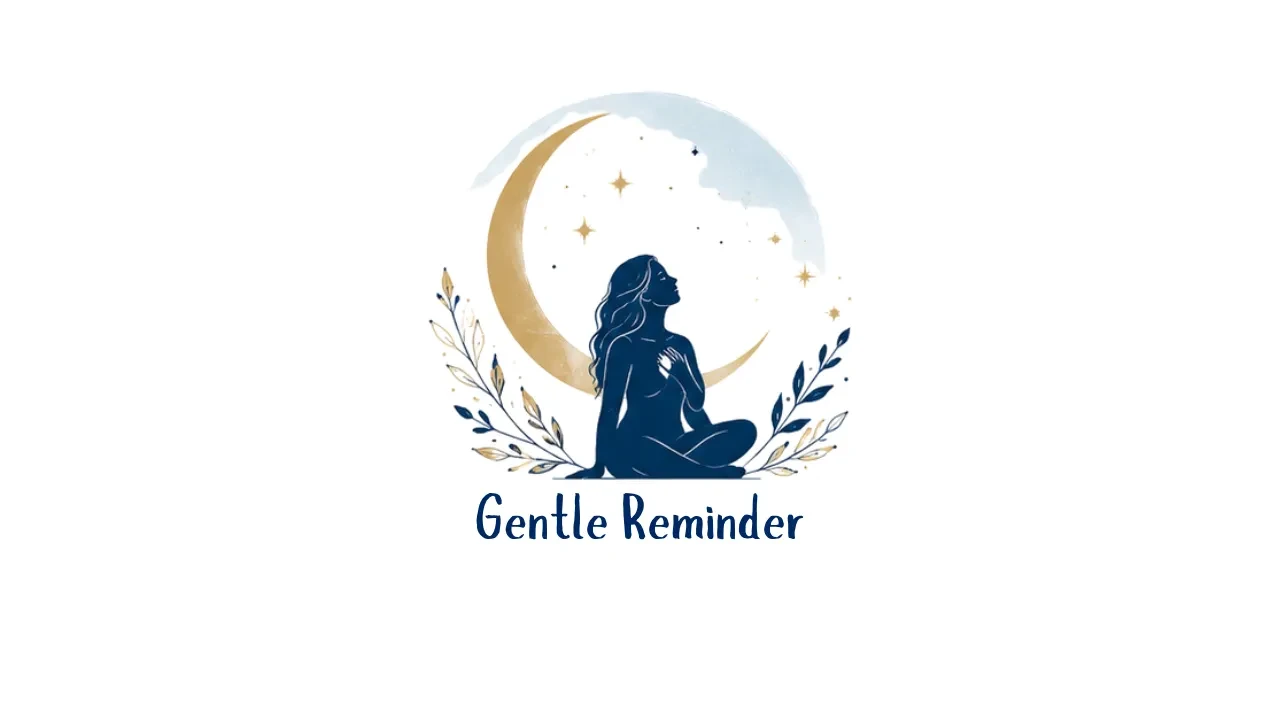 A Gentle Reminder lesson poster
