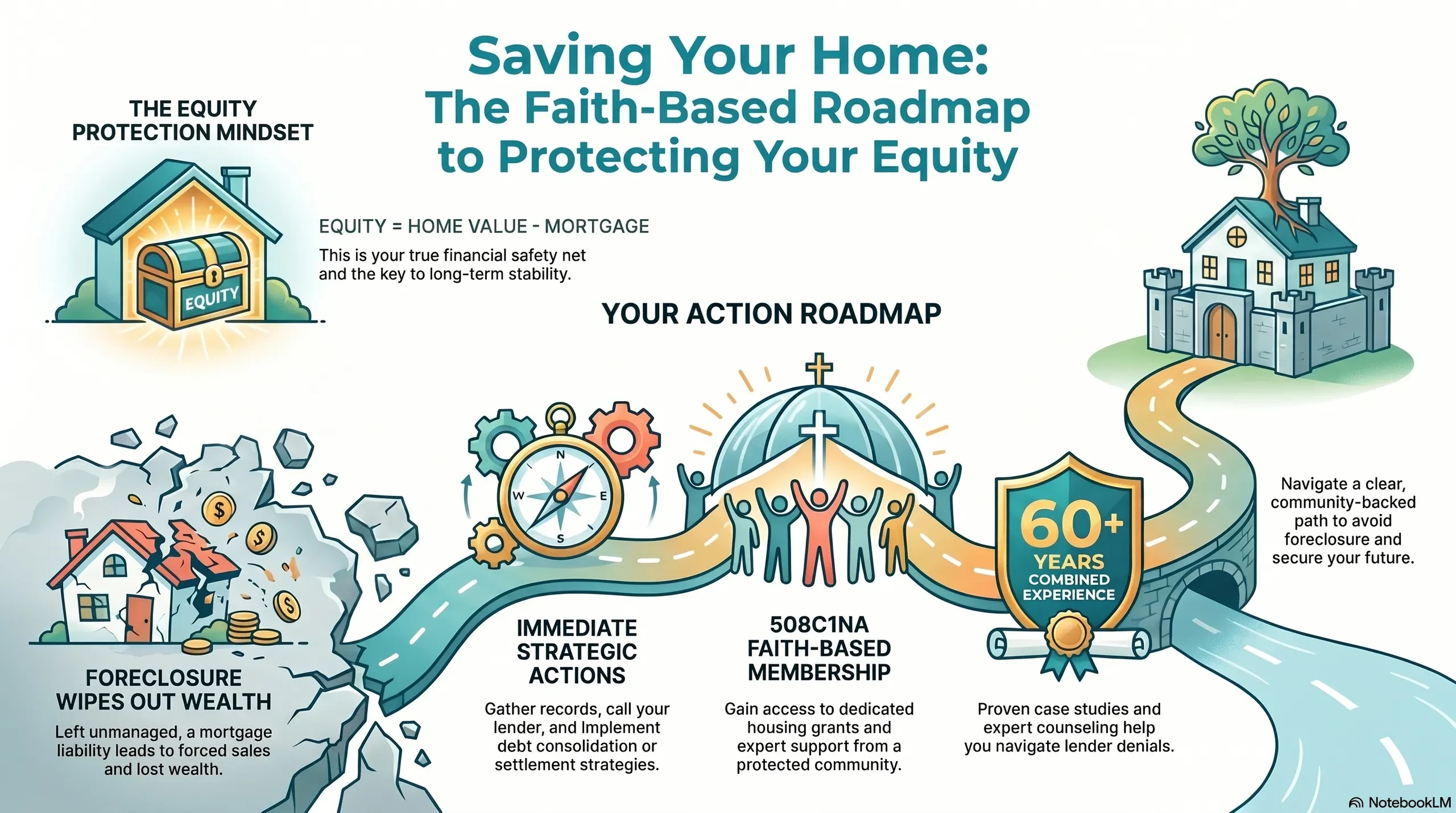 The Faith-Based Approach to Home Retention Membership lesson poster