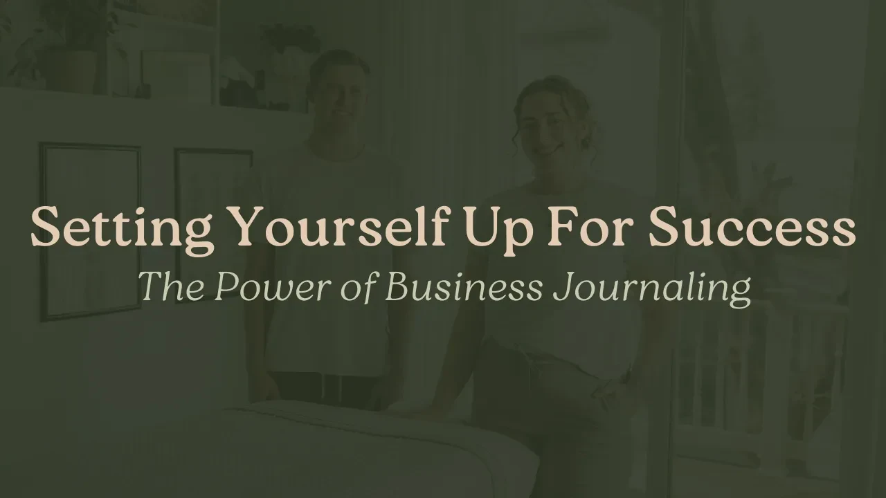 Setting Yourself Up for Success- The Power of Business Journaling lesson poster