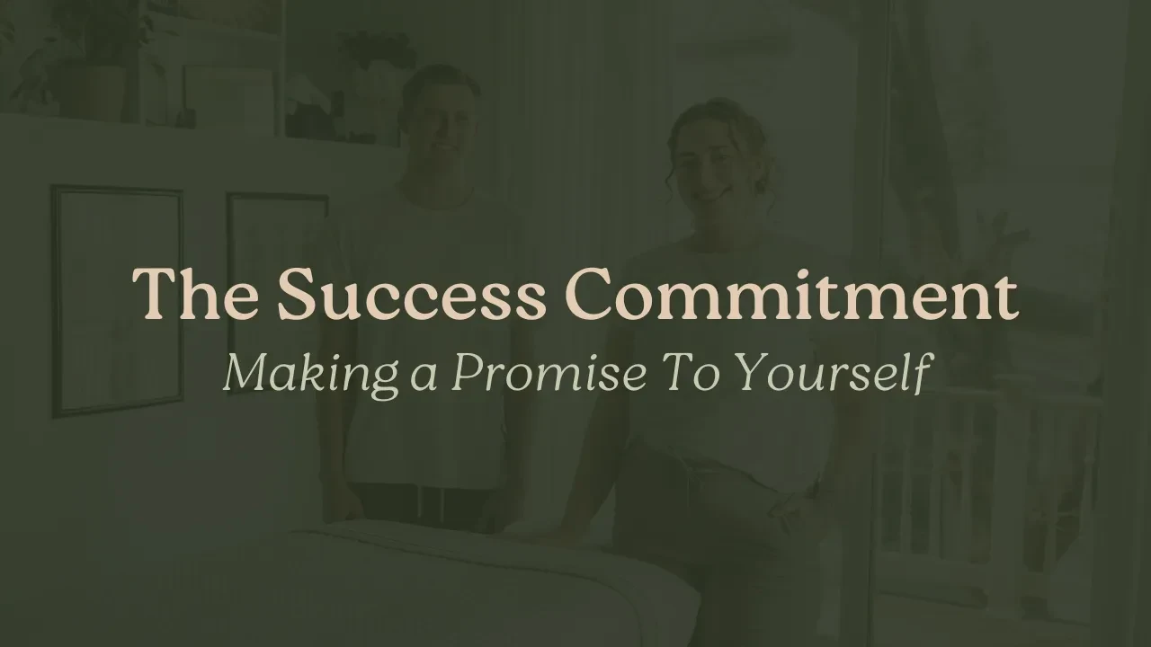The Success Commitment- Making a Promise to Yourself lesson poster