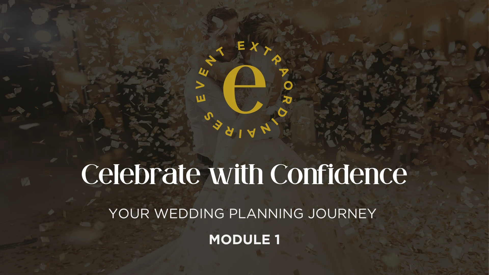 Module 1: Introduction to Event Planning lesson poster