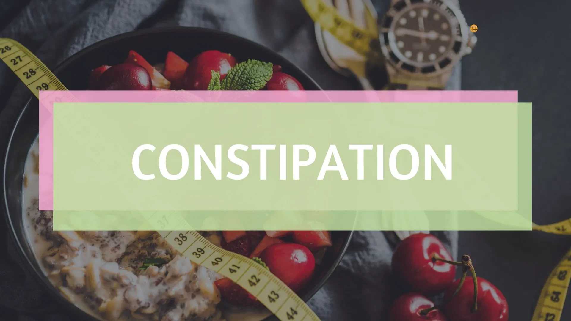 Constipation lesson poster
