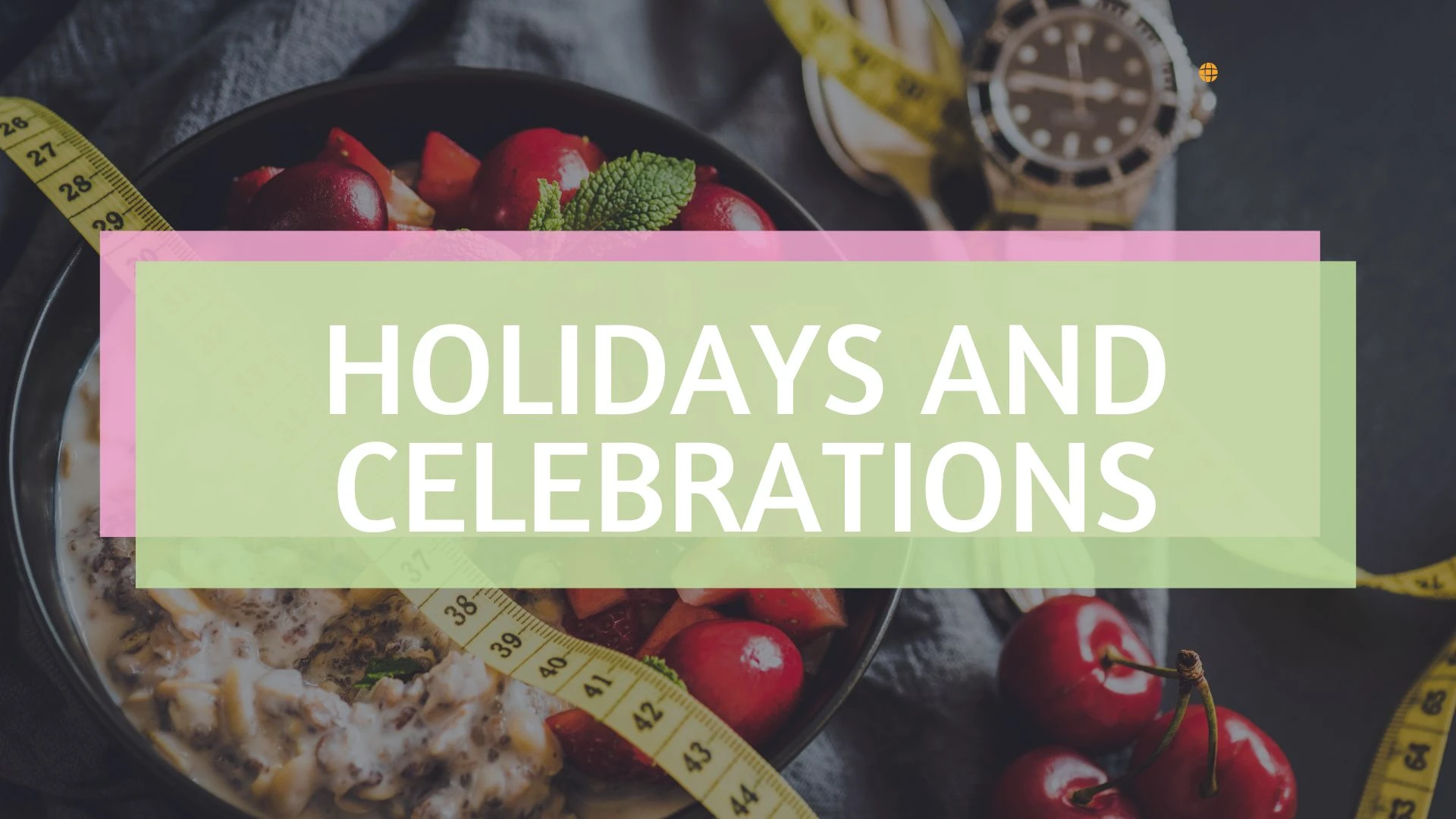 Holidays and Celebrations lesson poster
