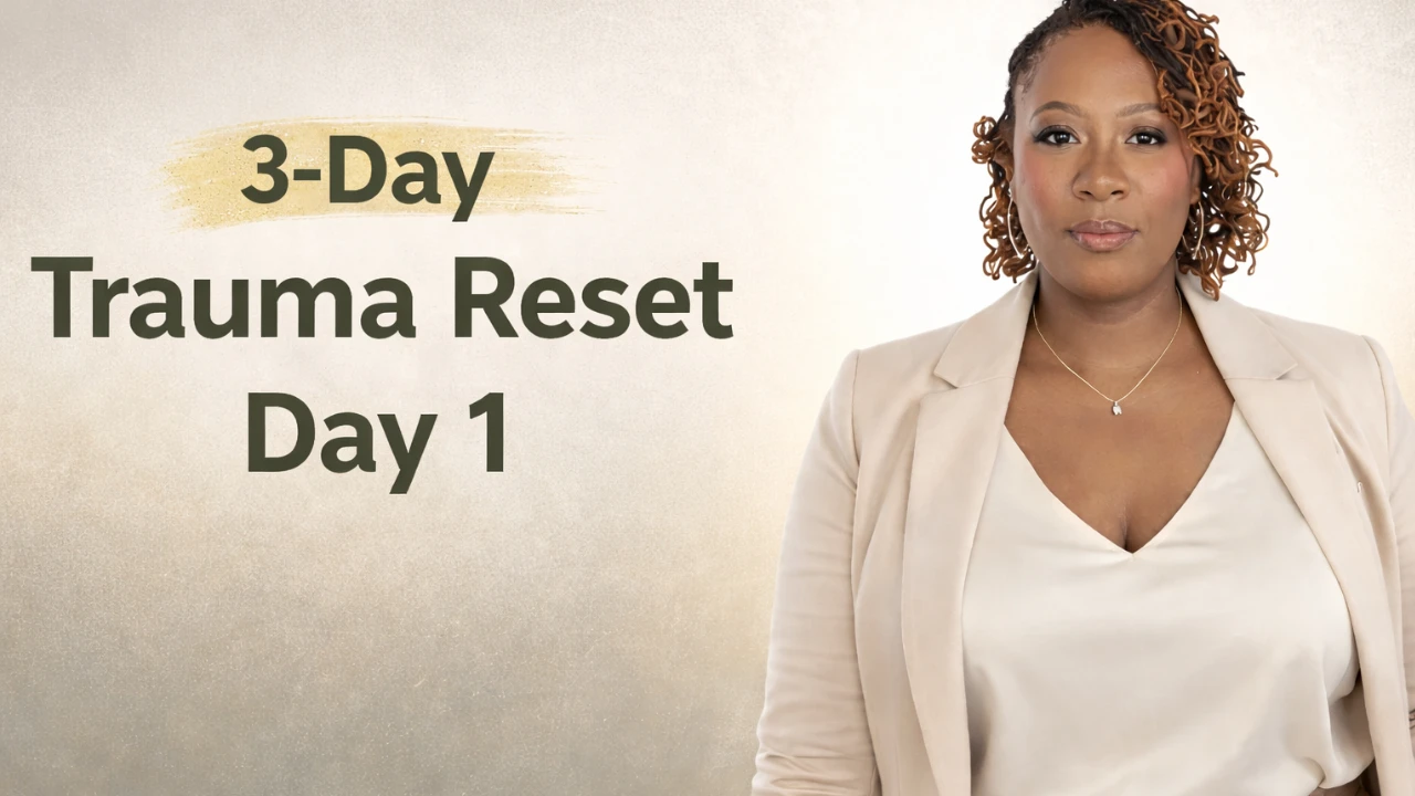 3-Day Trauma Reset Intensive (Day 1) lesson poster