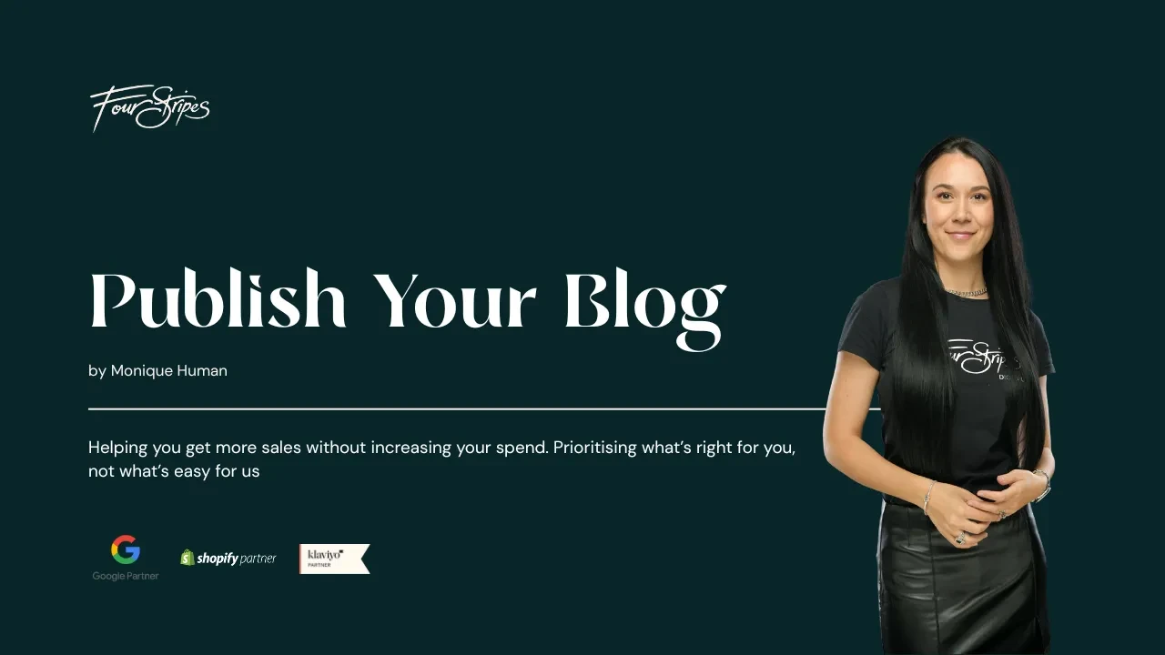 #6 Publish Your Blog lesson poster