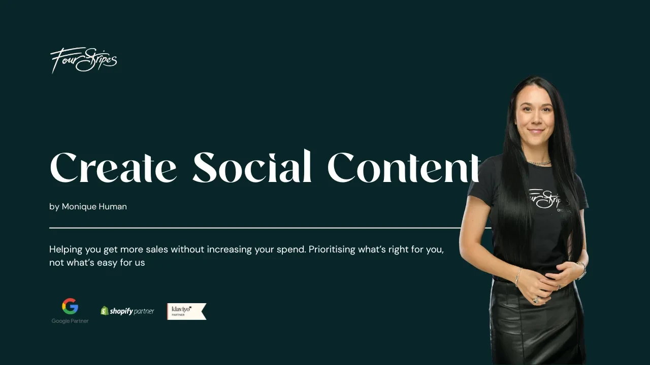 #7 Create Social Posts lesson poster