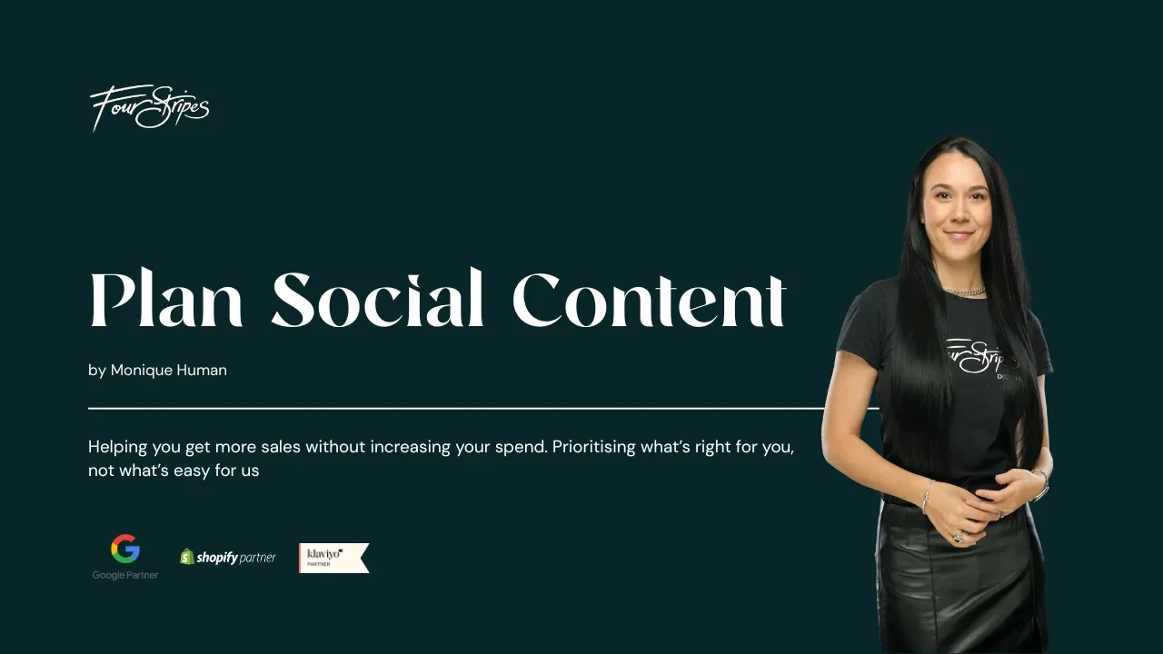 #8 Plan Social Posts lesson poster