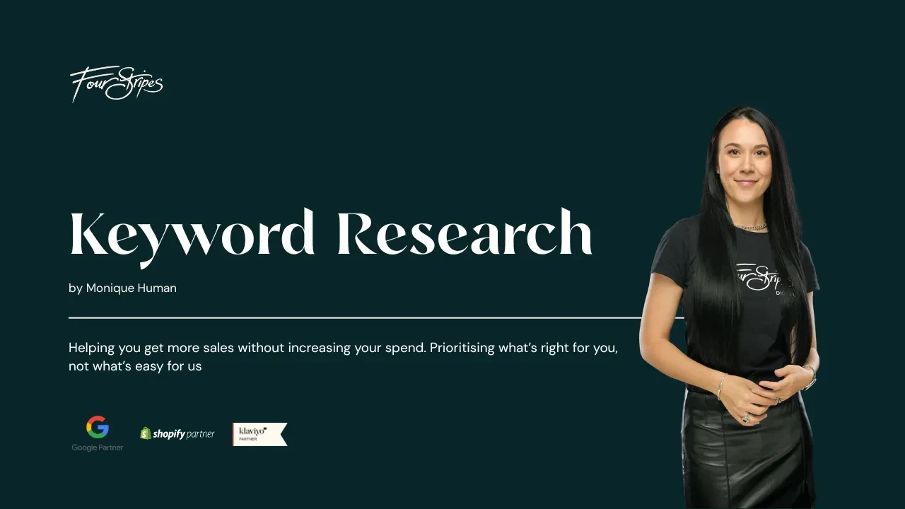 #1 Doing Keyword Research lesson poster