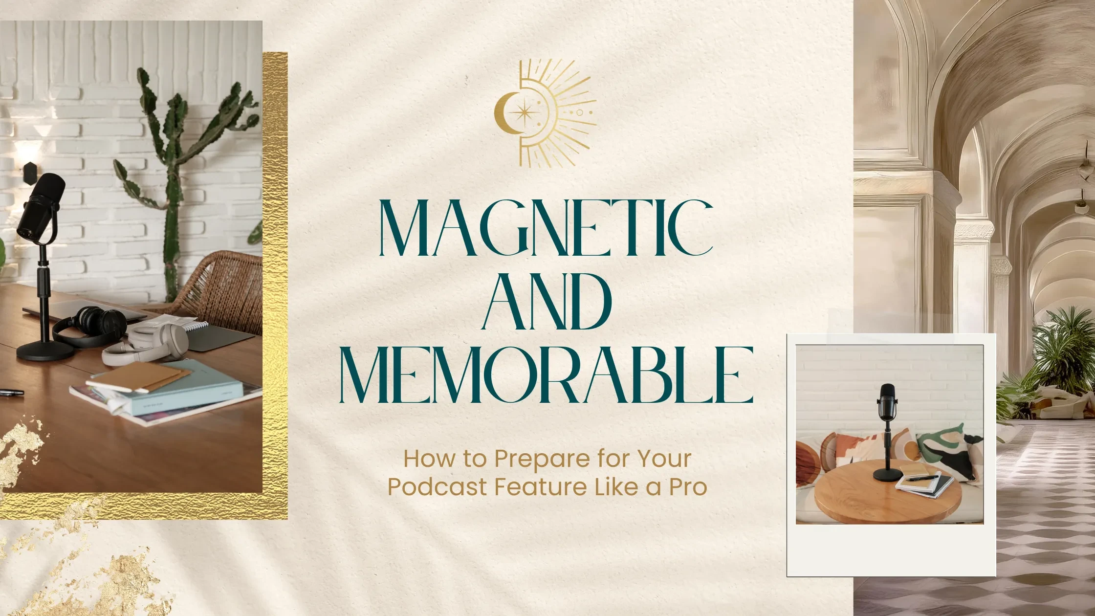 Magnetic & Memorable: How to Prepare for Your Podcast Feature Like a Pro lesson poster
