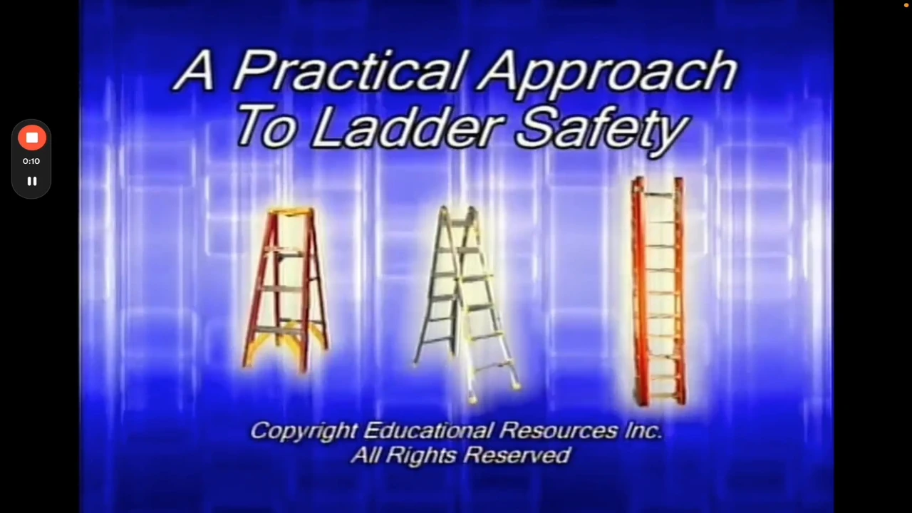 A Practical Approach to Ladder Safety lesson poster