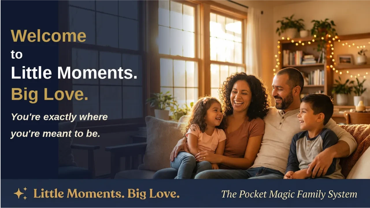 Pocket Magic Family System & Idea Library lesson poster