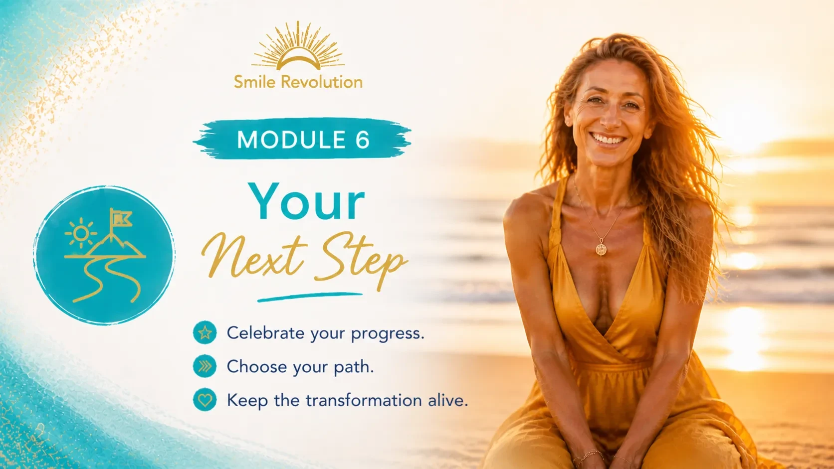🔹 MODULE 6 — Your Next Step lesson poster