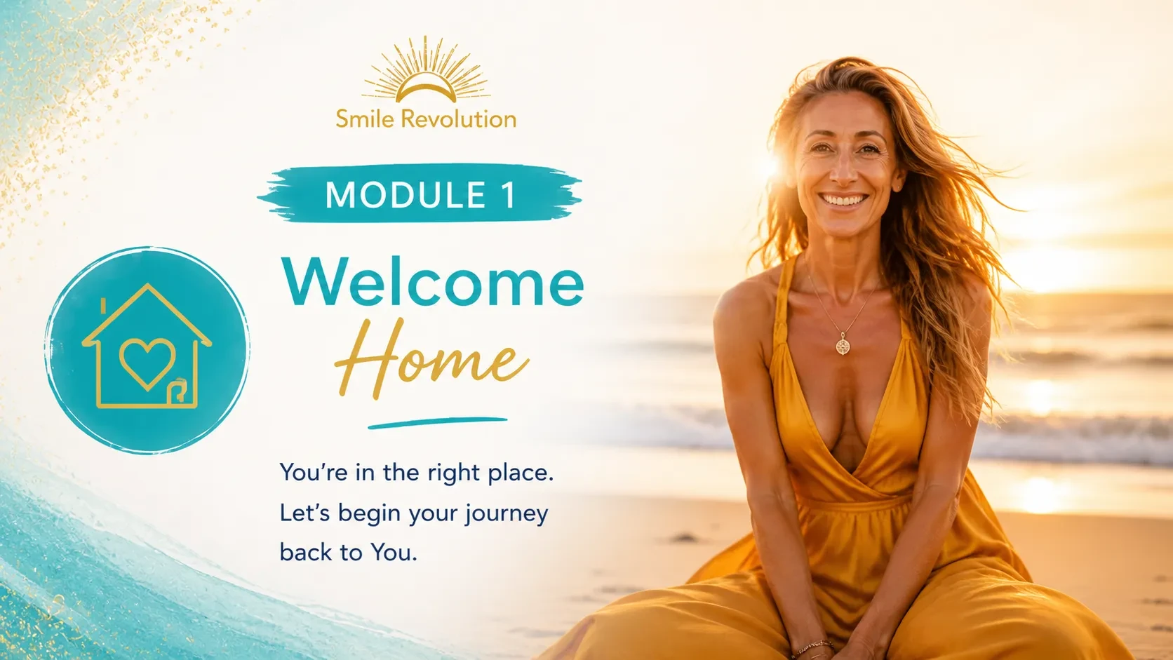 🔹 MODULE 1 — Welcome Home lesson poster