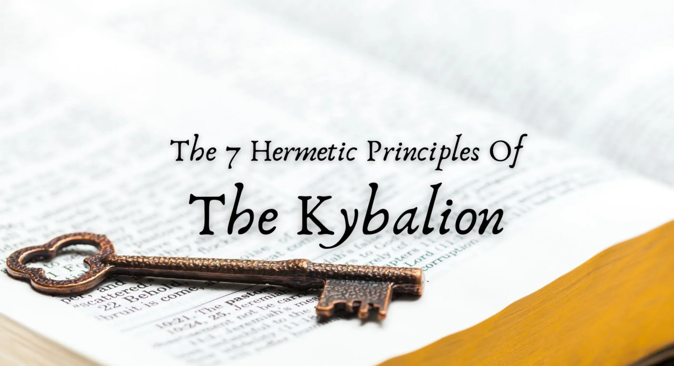 Overview of the 7 Hermetic Principles lesson poster