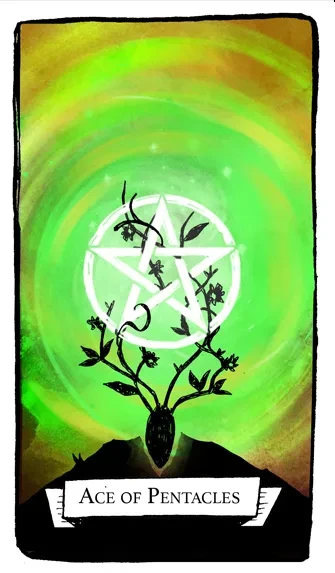 The Suit of Pentacles lesson poster