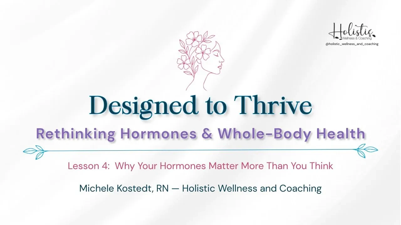 Lesson 4: Why Your Hormones Matter More Than You Think lesson poster