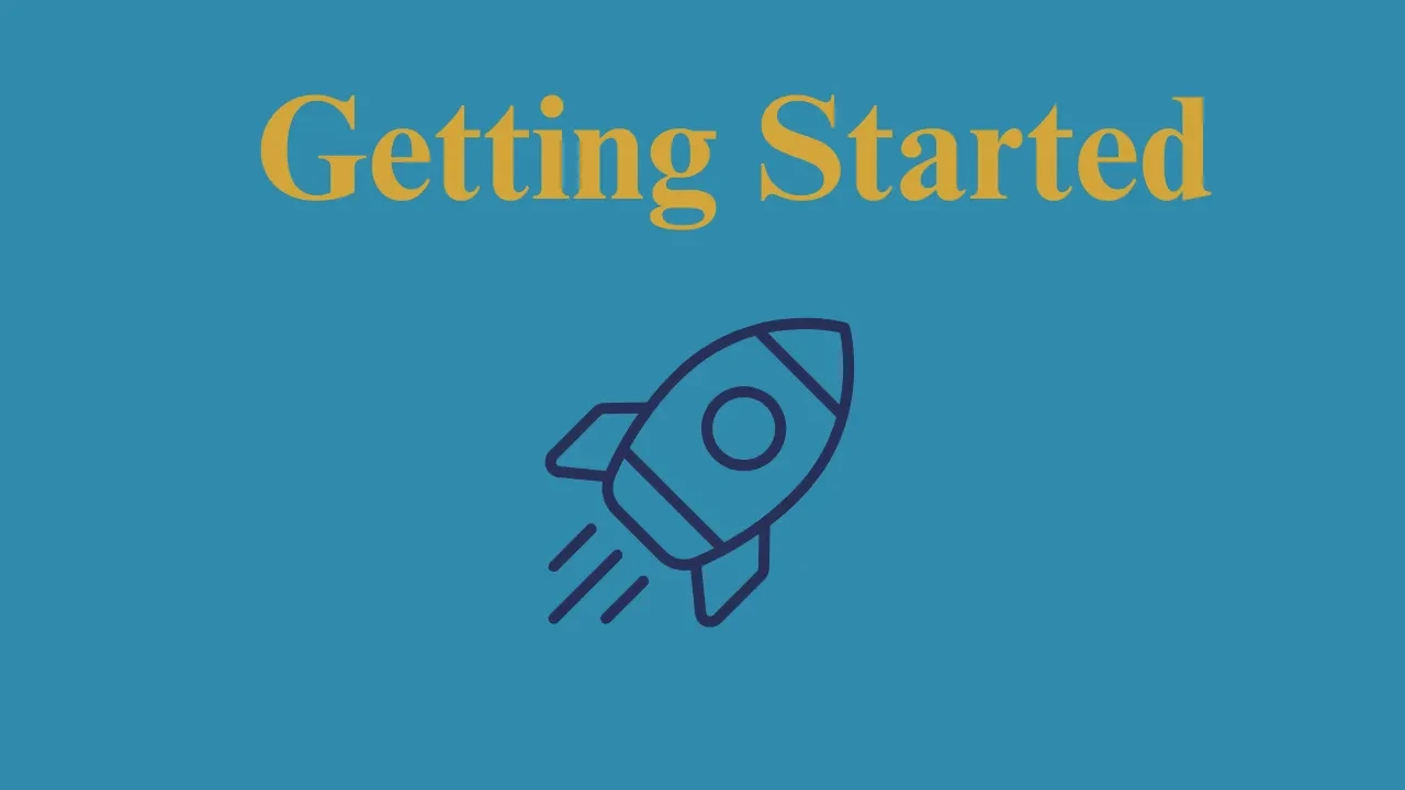 Getting Started lesson poster