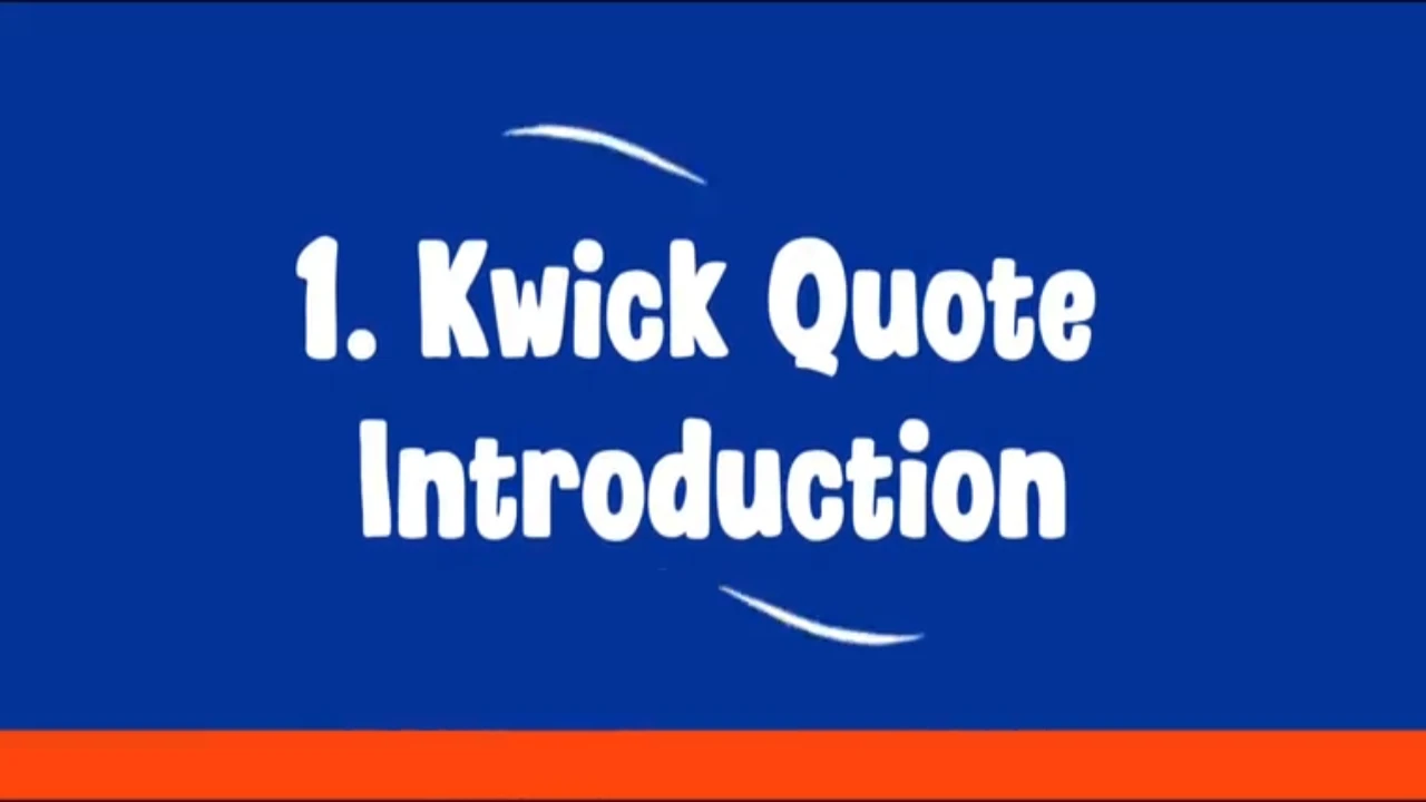 Kwick Quote Introduction lesson poster