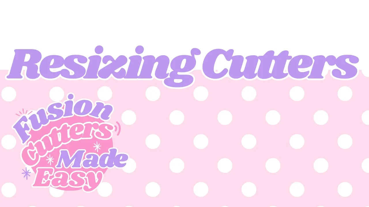 Resizing Cutters lesson poster