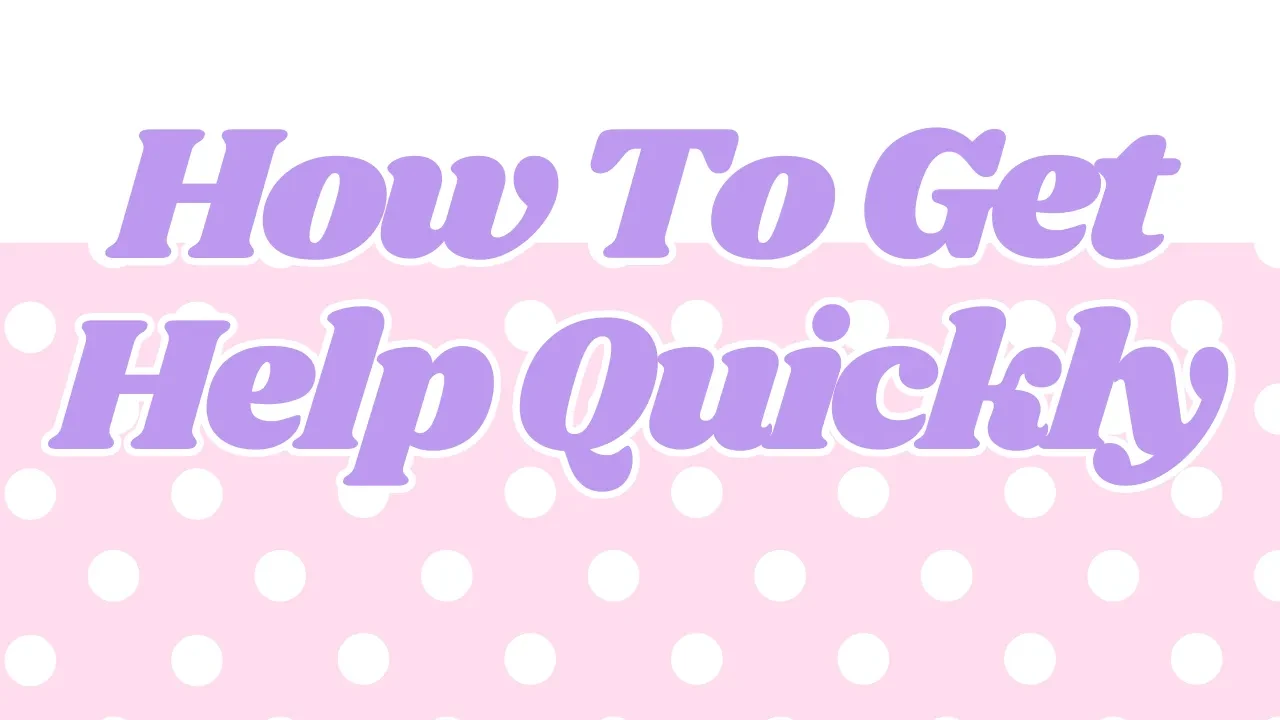 Need extra help? Here's the best way to get it :) lesson poster