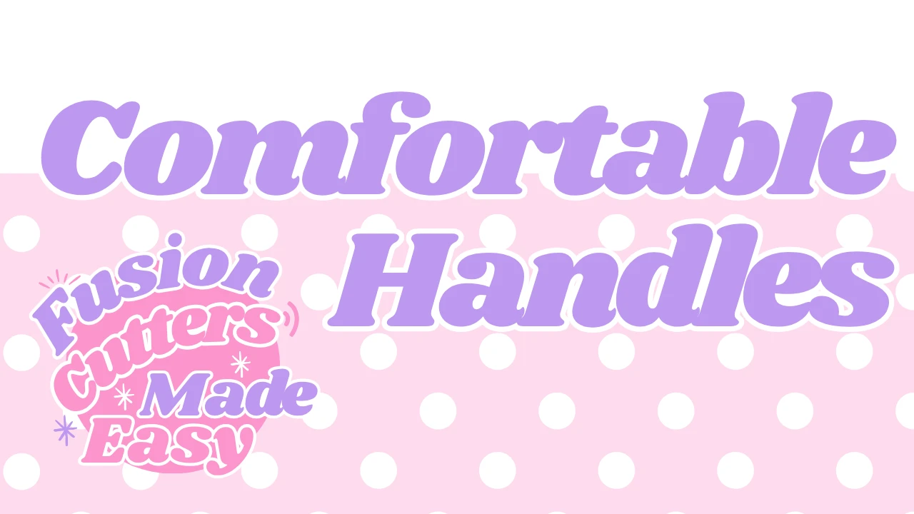 Comfortable Handles lesson poster
