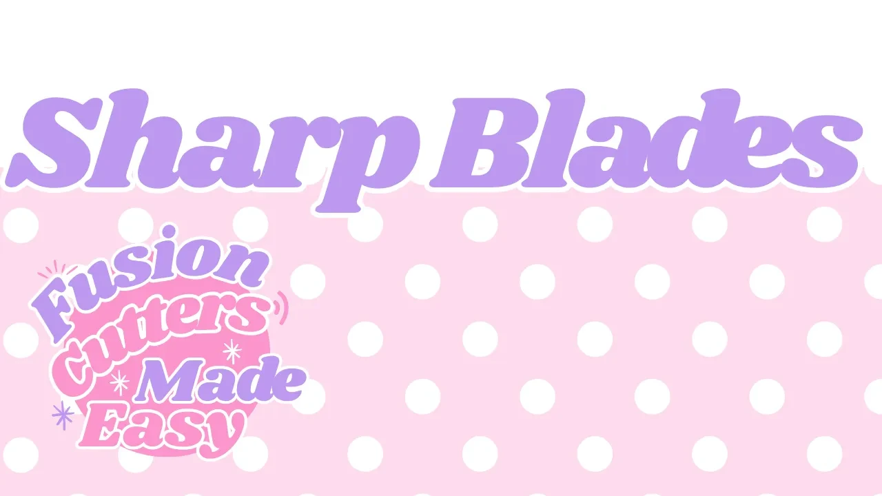 Sharp Blades lesson poster