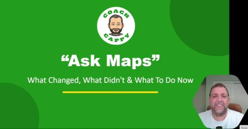March 2026 "Ask Maps" Update lesson poster